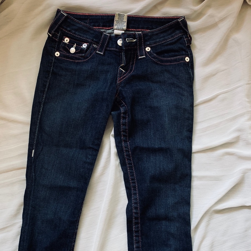 True Religion Skinny Jeans Double Stitching- New